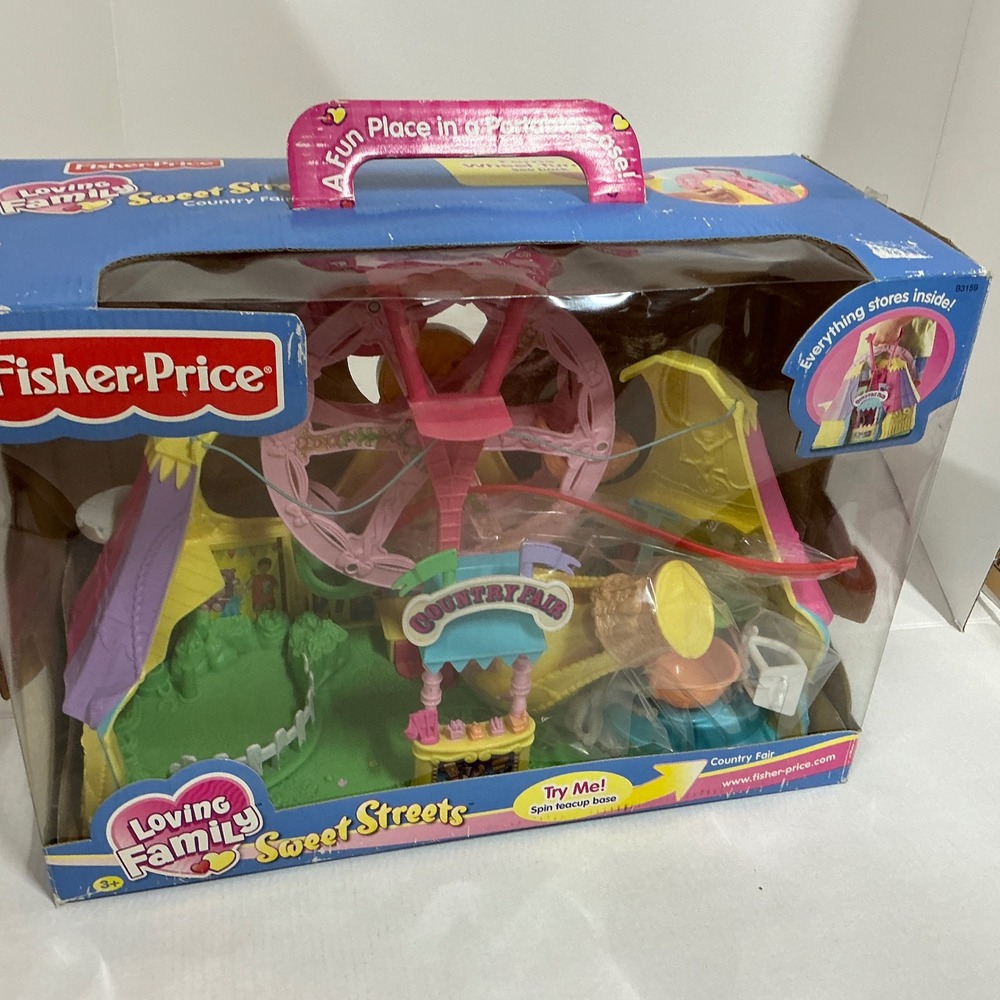 Fisher-Price Vintage Sweet Streets Country Fair Playset Ferris Wheel B3159 NIB
